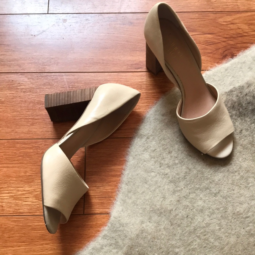Franco Sarto open-toe heels